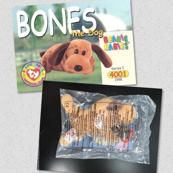 Ty Other - $2 MCDONALDS TY BEANIE BABY BONES. VINTAGE IN PACKAGE WITH $10 order or more